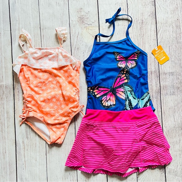 Gymboree Crazy 8 Butterfly Bathing Suit NEW Size 5/6 - Picture 3 of 6